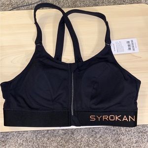 SYROKAN Women's Plus Size Sports Bra 40B